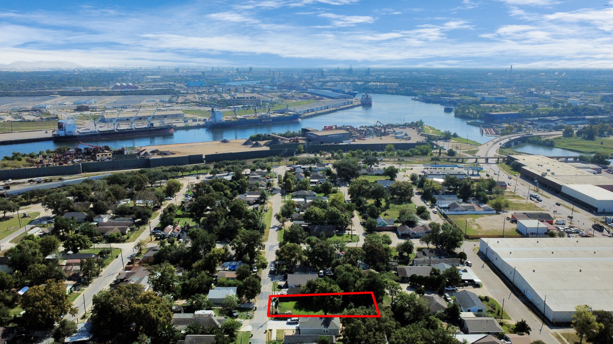 7934 Sherman Street Houston, TX 77012 - Photo 8 of 23 an aerial view of a city