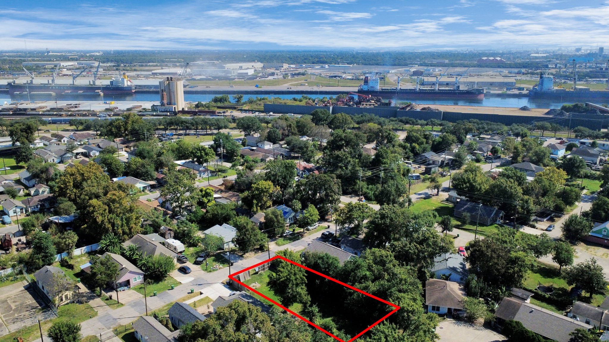 7934 Sherman Street Houston, TX 77012 - Photo 10 of 23 an aerial view of a city