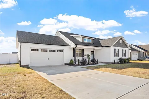 a view of a house with a patio