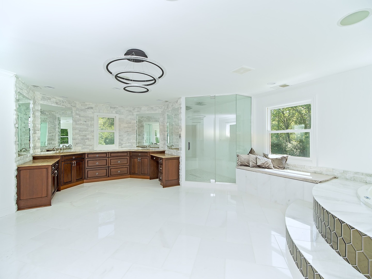 700 Timber Trail Riverwoods, IL 60015 - Photo 19 of 55 a large white kitchen with a large window