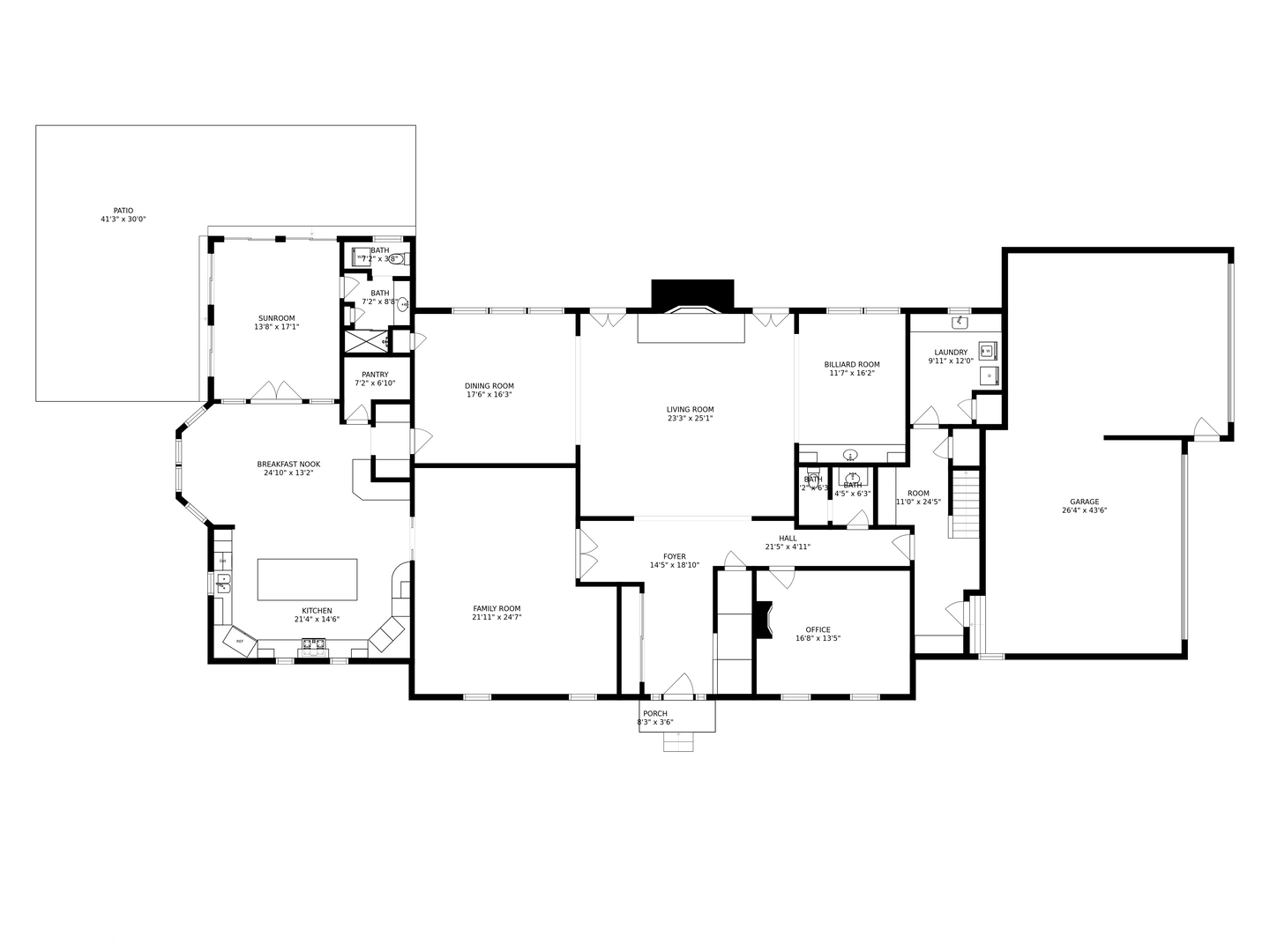 700 Timber Trail Riverwoods, IL 60015 - Photo 53 of 55 a picture of a floor plan