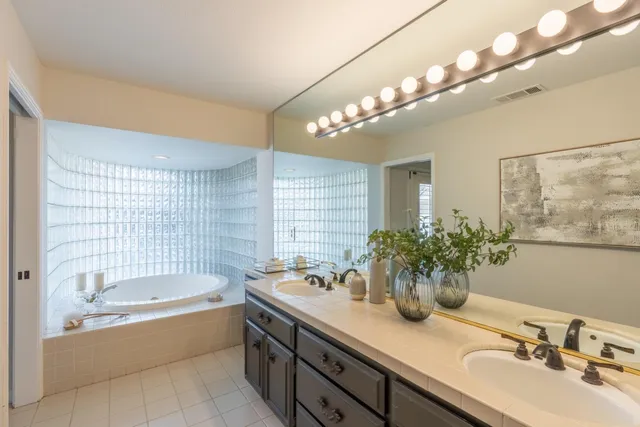 a view of a porch with a backyard