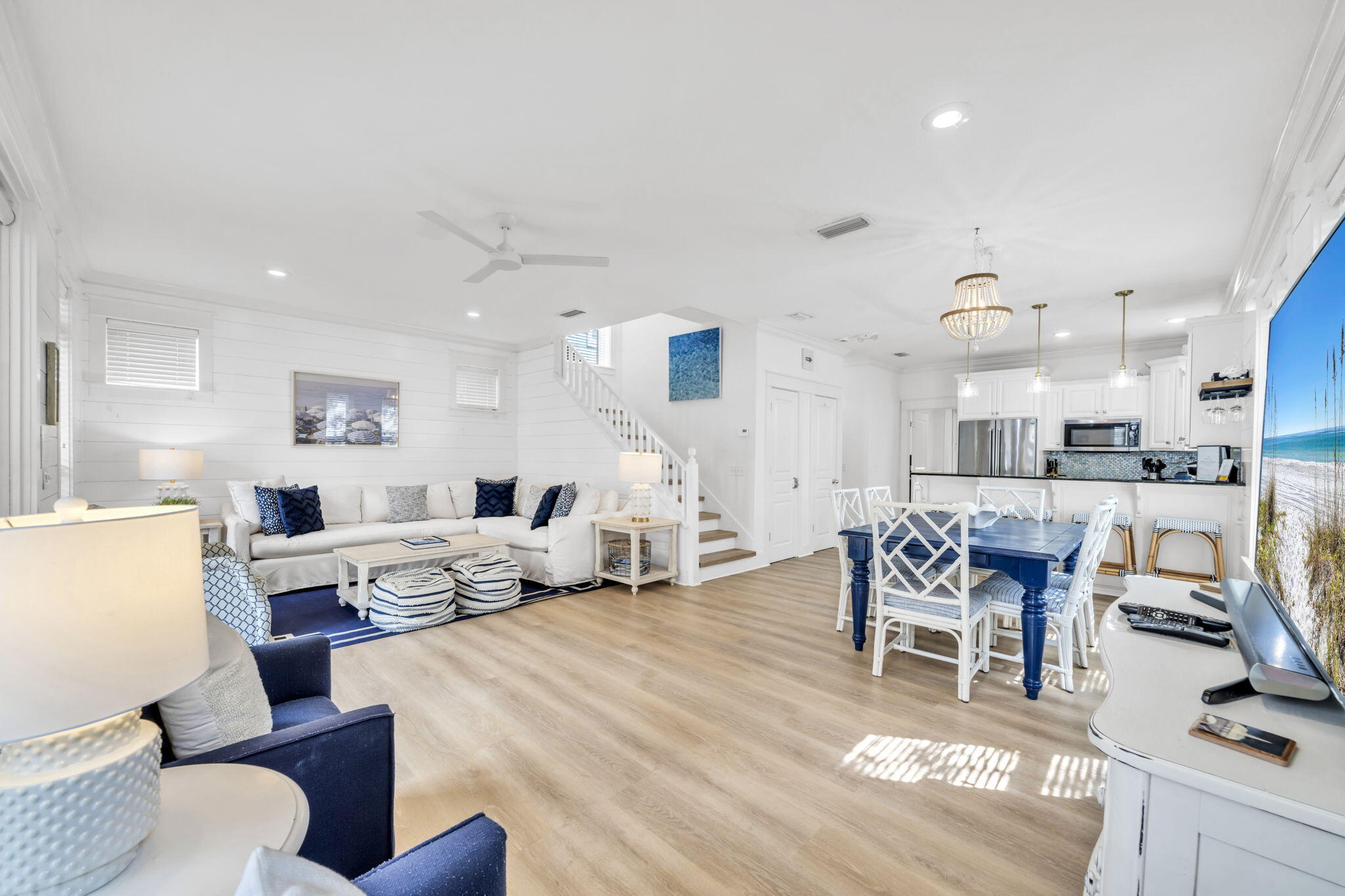 212 Seacrest Beach Boulevard East Inlet Beach, FL 32461 - Photo 8 of 43 OPEN LIVING/DINING/KITCHEN