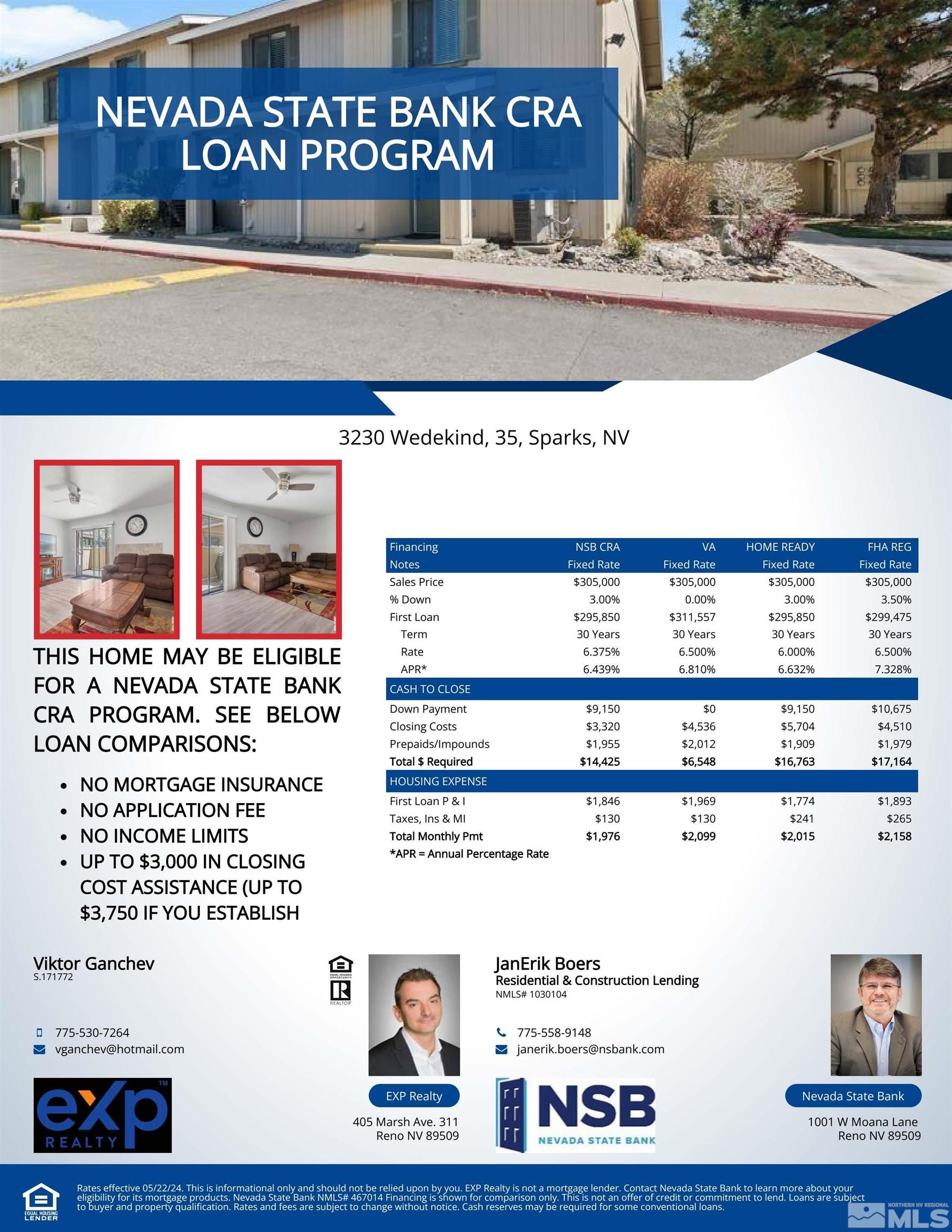 3230 Wedekind Road, Unit 35 Sparks, NV 89431 - Photo 23 of 23 Photo 23