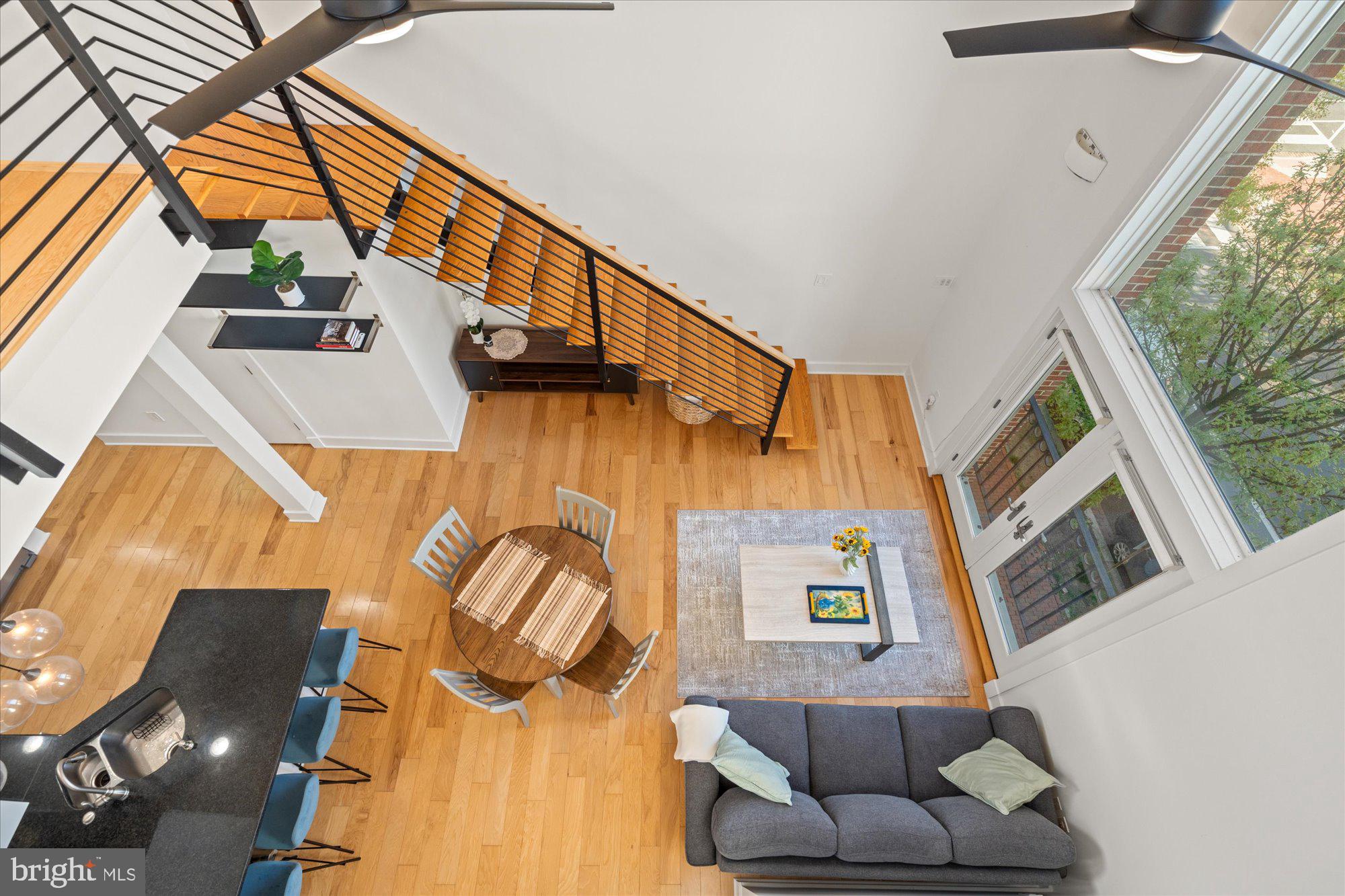 449 R Street Northwest, Unit 301 Washington, DC 20001 - Photo 25 of 37 a view of a balcony with furniture