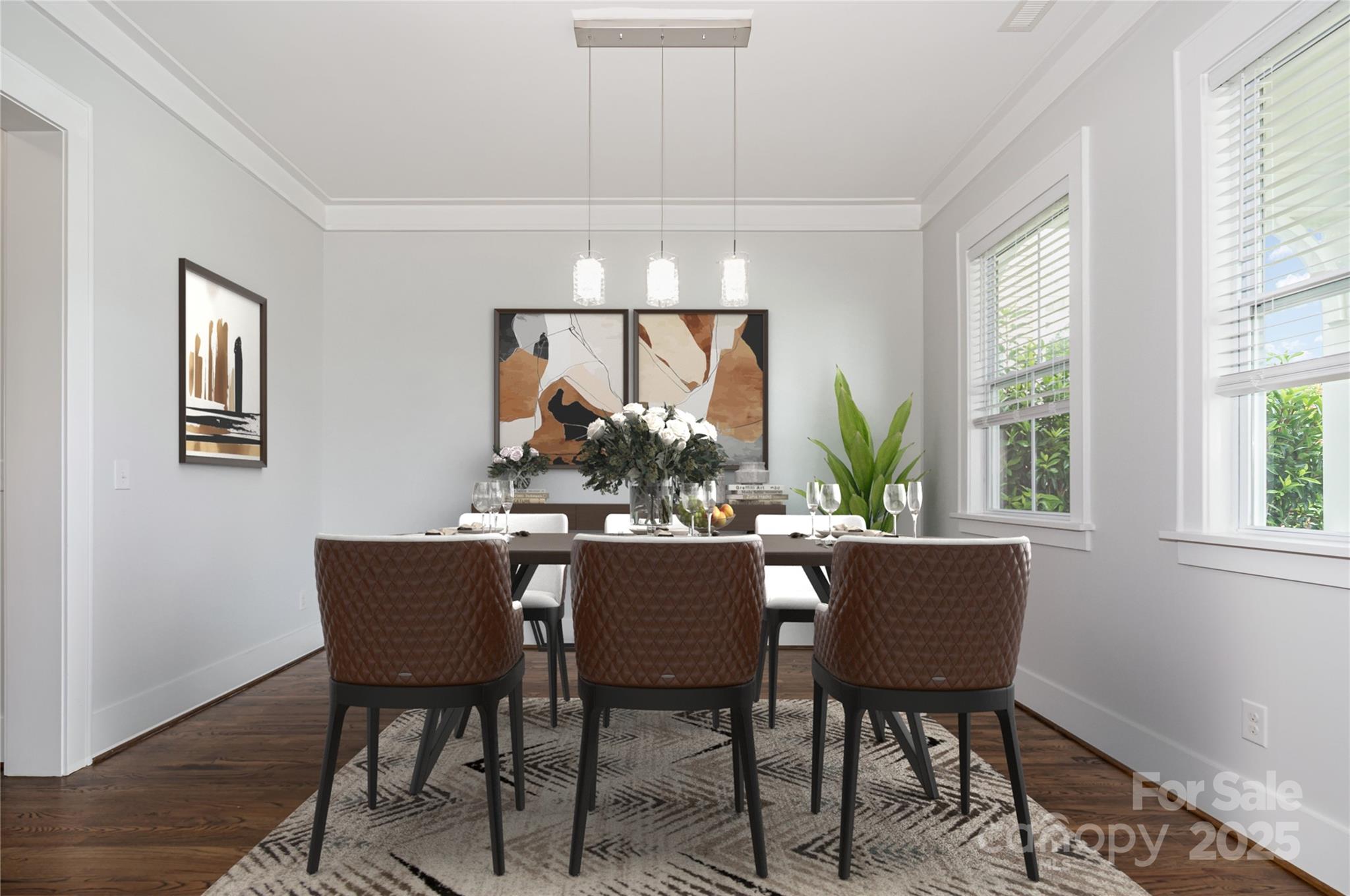 526 Spring Landing Drive Rock Hill, SC 29730 - Photo 7 of 48 a view of a dining room with furniture window and wooden floor