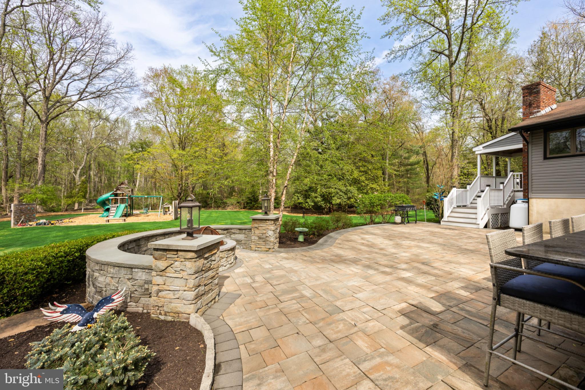 37 Hawkin Road Medford, NJ 08055 - Photo 31 of 54 Serene backyard retreat with lush greenery.