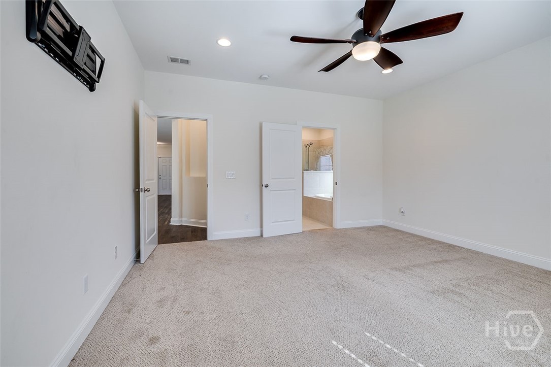 107 Merribee Lane Pooler, GA 31322 - Photo 27 of 46 Complete with a ceiling fan and high end TV mount.