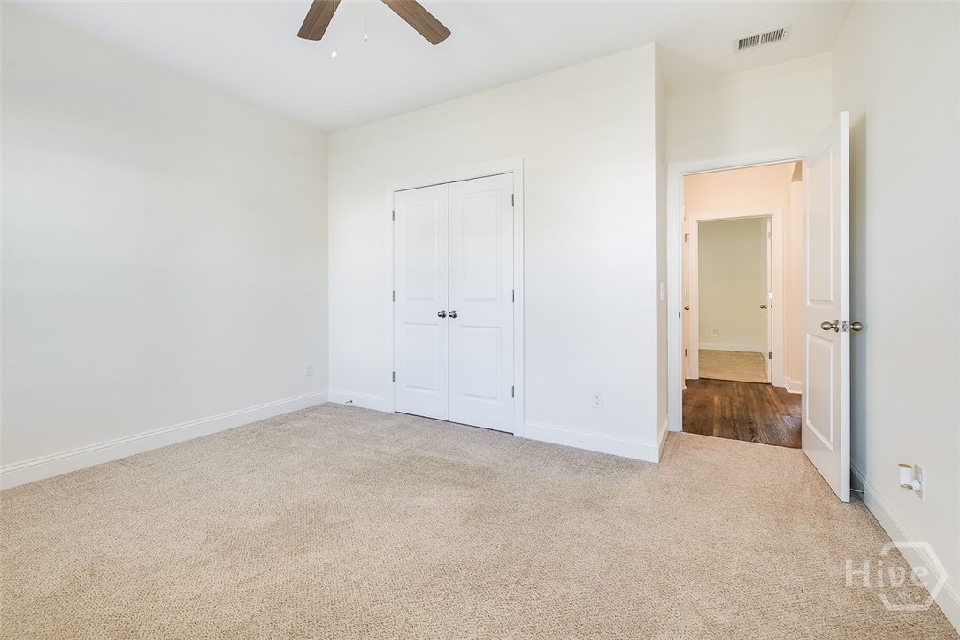 107 Merribee Lane Pooler, GA 31322 - Photo 37 of 46 The third bedroom also has a double closet and this room also makes for a great office space.