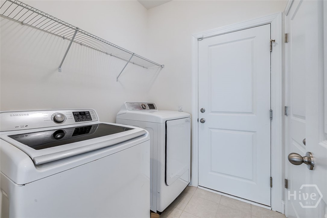 107 Merribee Lane Pooler, GA 31322 - Photo 38 of 46 Laundry area, and the washer and dryer stay with the home.