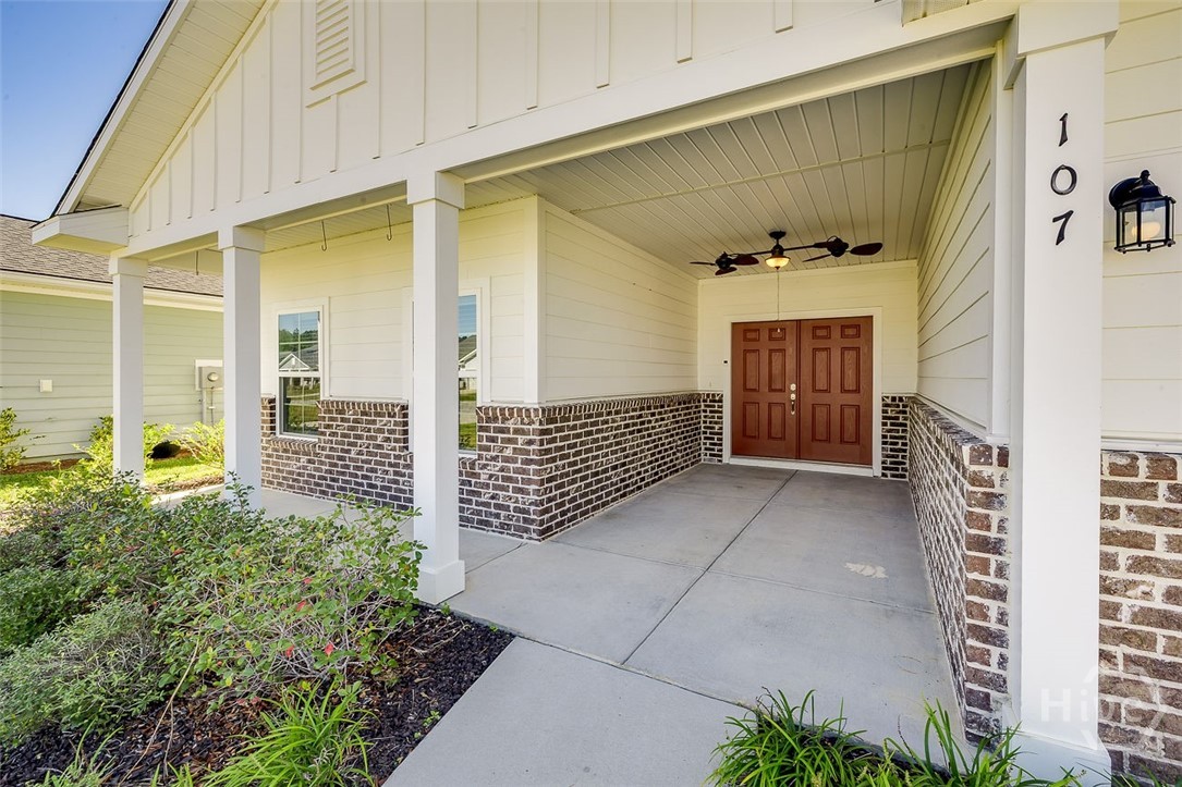 107 Merribee Lane Pooler, GA 31322 - Photo 4 of 46 Perfect, rocking chair front porch facing a quiet street!