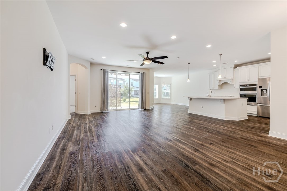 107 Merribee Lane Pooler, GA 31322 - Photo 6 of 46 Great room with large living area, breakfast area, open kitchen and alcove for the dining room