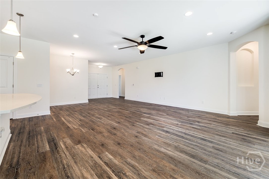 107 Merribee Lane Pooler, GA 31322 - Photo 10 of 46 This expansive living room area (excluding the breakfast nook) measures 26'3 X 16'7