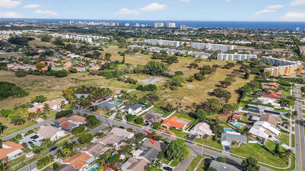 501 Northwest 54th Street Boca Raton, FL 33487 - Photo 41 of 43 an aerial view of residential houses with city view