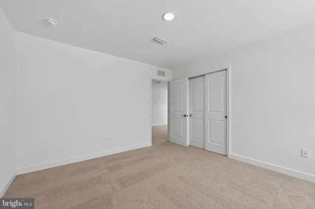 a view of an empty room