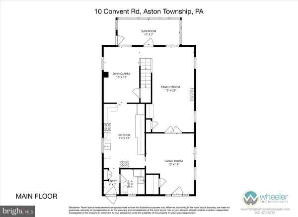 a picture of a floor plan