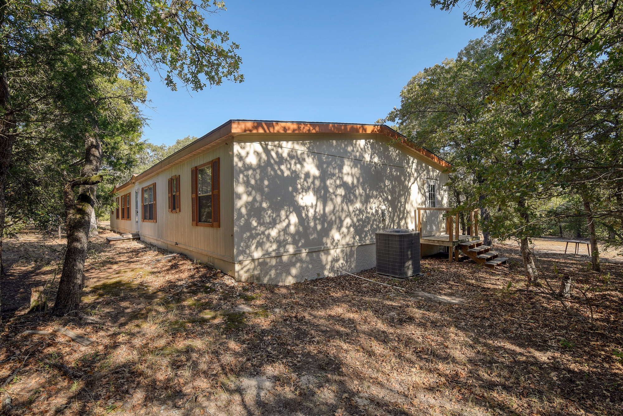 181 Lockwood Road Red Rock, TX 78662 - Photo 6 of 32 a view of a outdoor space with trees in the background