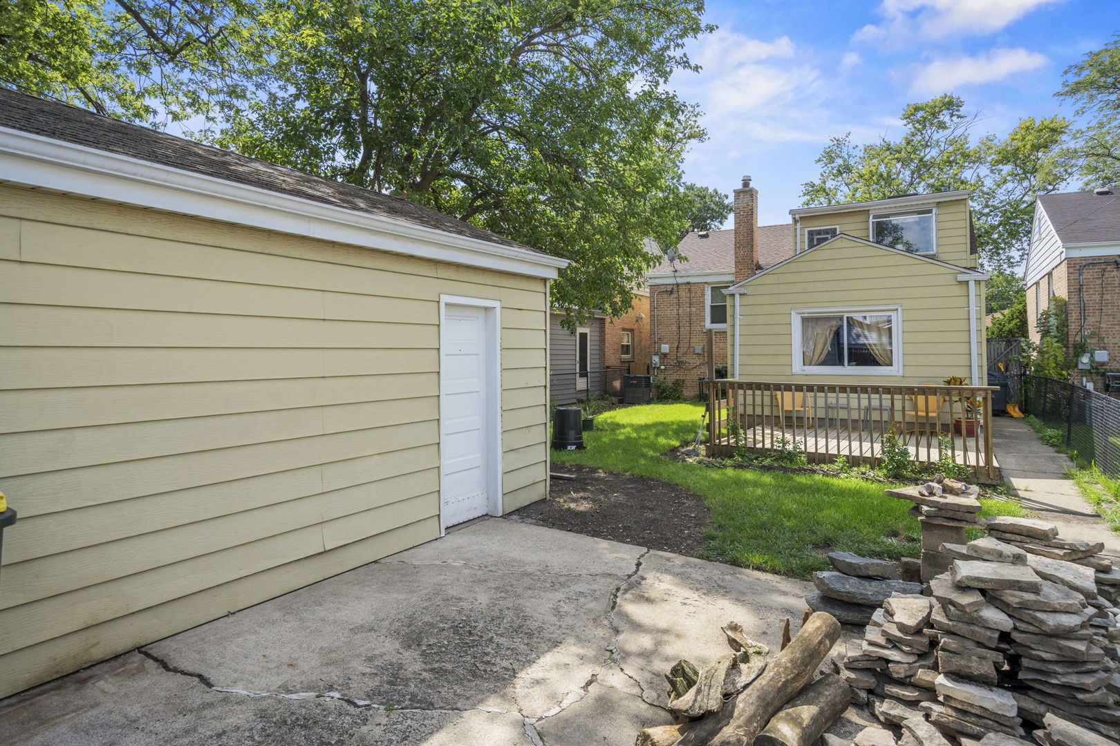 2419 Elm Street River Grove, IL 60171 - Photo 15 of 15 a view of a back yard of the house