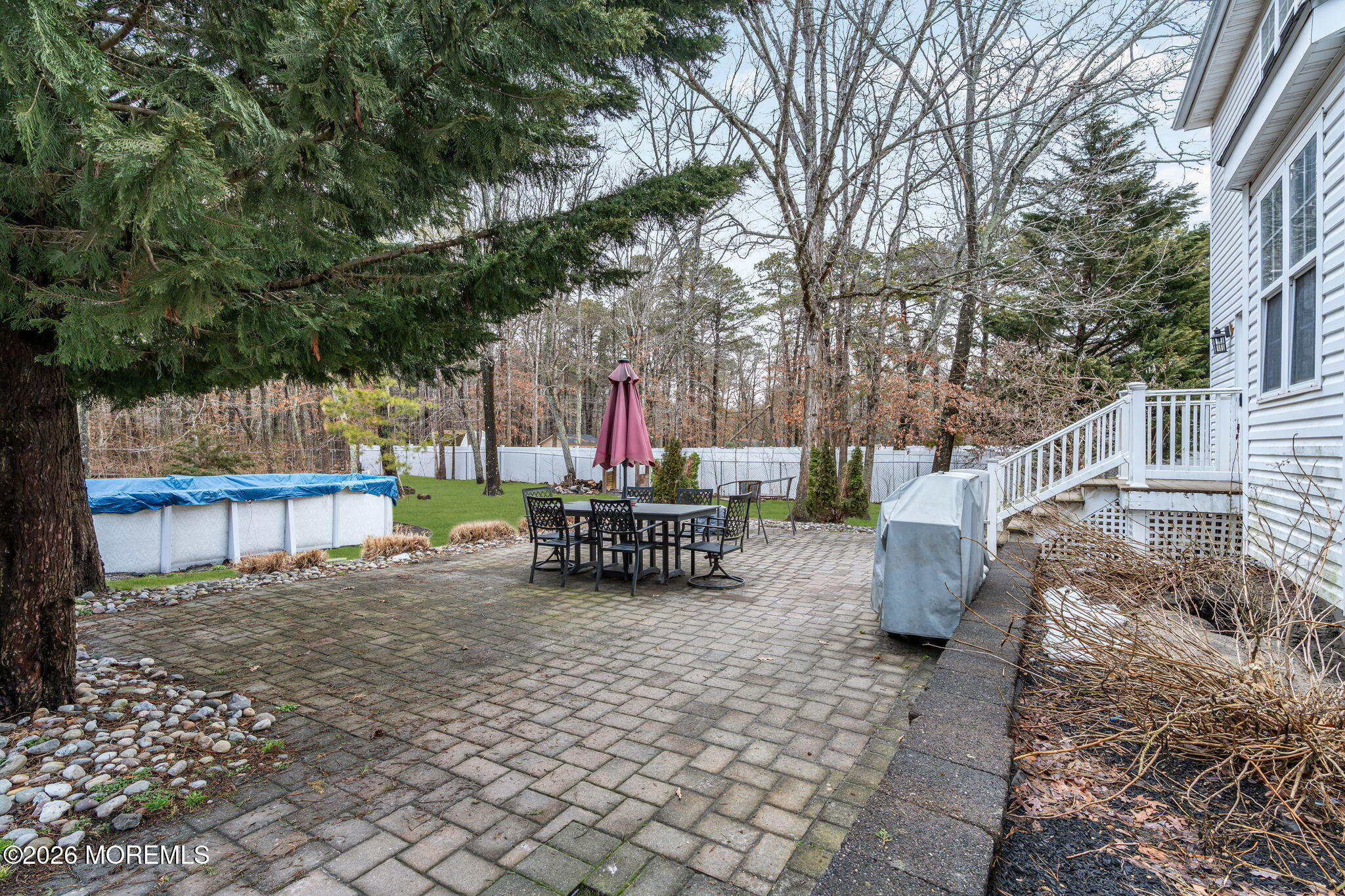 6 Candy Court Jackson, NJ 08527 - Photo 56 of 74 a view of backyard with barbeque grill and outdoor seating