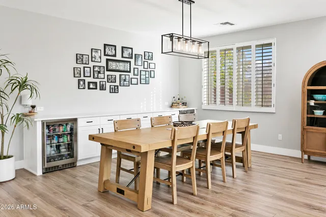 a living room with furniture and window