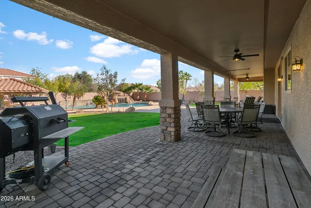 a view of a house with a outdoor space