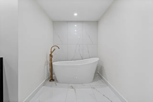 a view of a living room and a couch