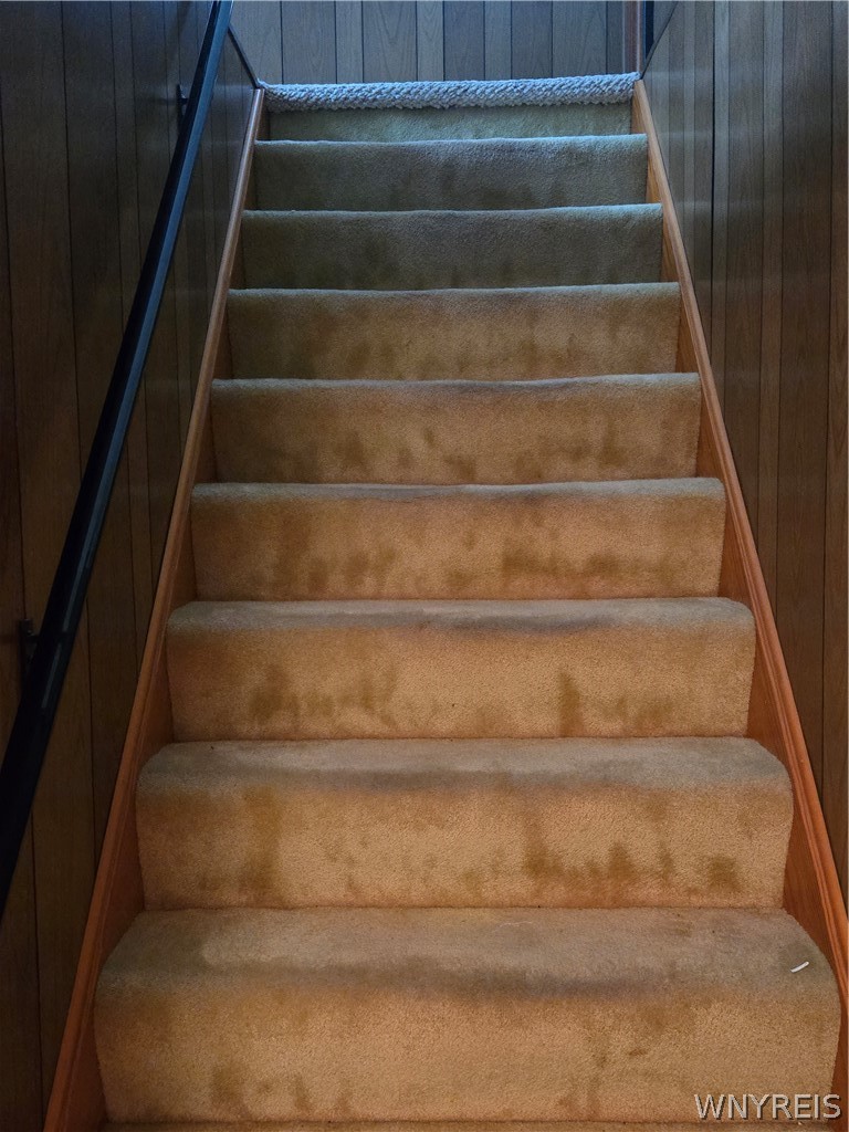 7322 Ridge Road Hartland, NY 14094 - Photo 11 of 34 stairway to 2nd floor bedroom