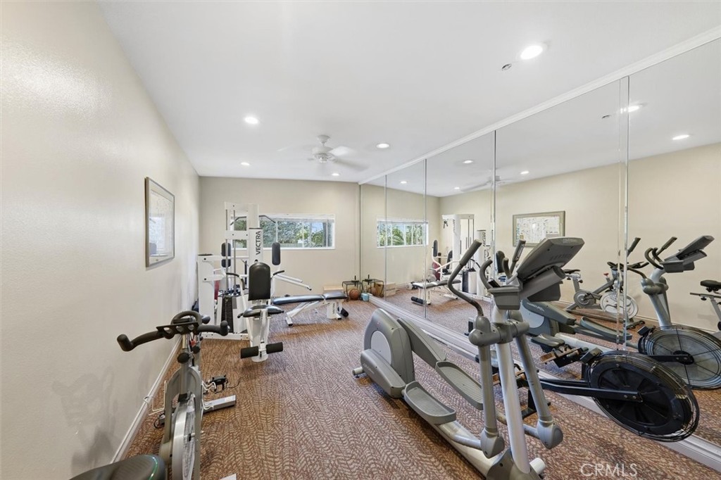 222 7th Street, Unit 202 Santa Monica, CA 90402 - Photo 34 of 41 a view of a room with gym equipment