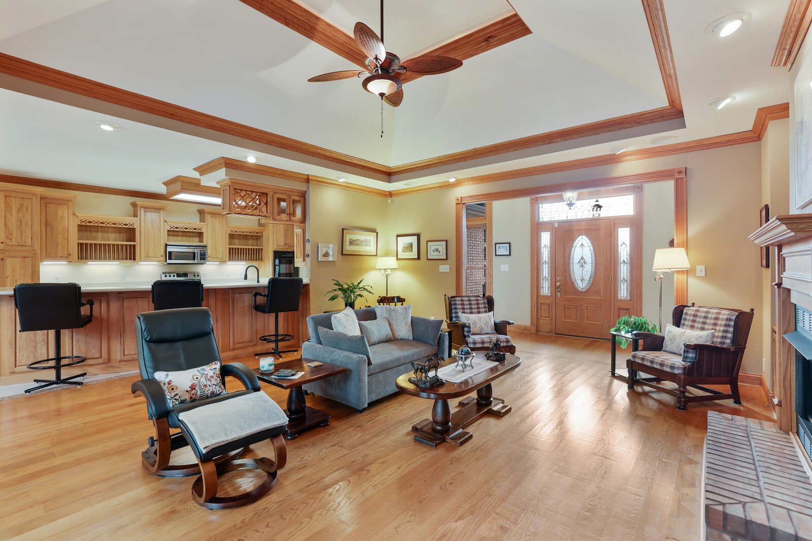 647 Mobley Road Clarksville, TN 37043 - Photo 14 of 69 a living room with furniture and floor to ceiling window
