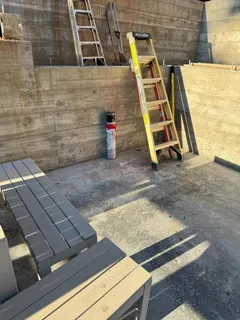 a view of outdoor space and deck