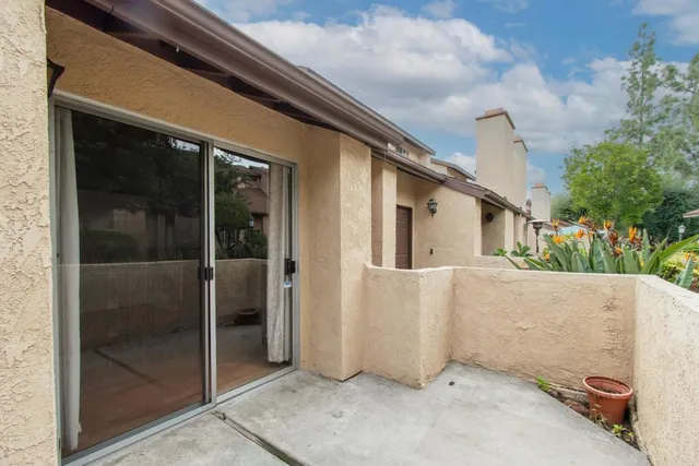 a view of a house with a door