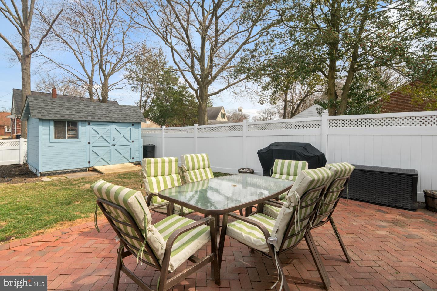 1025 Chesterfield Road Barrington, NJ 08033 - Photo 30 of 32 a view of backyard with seating and green space