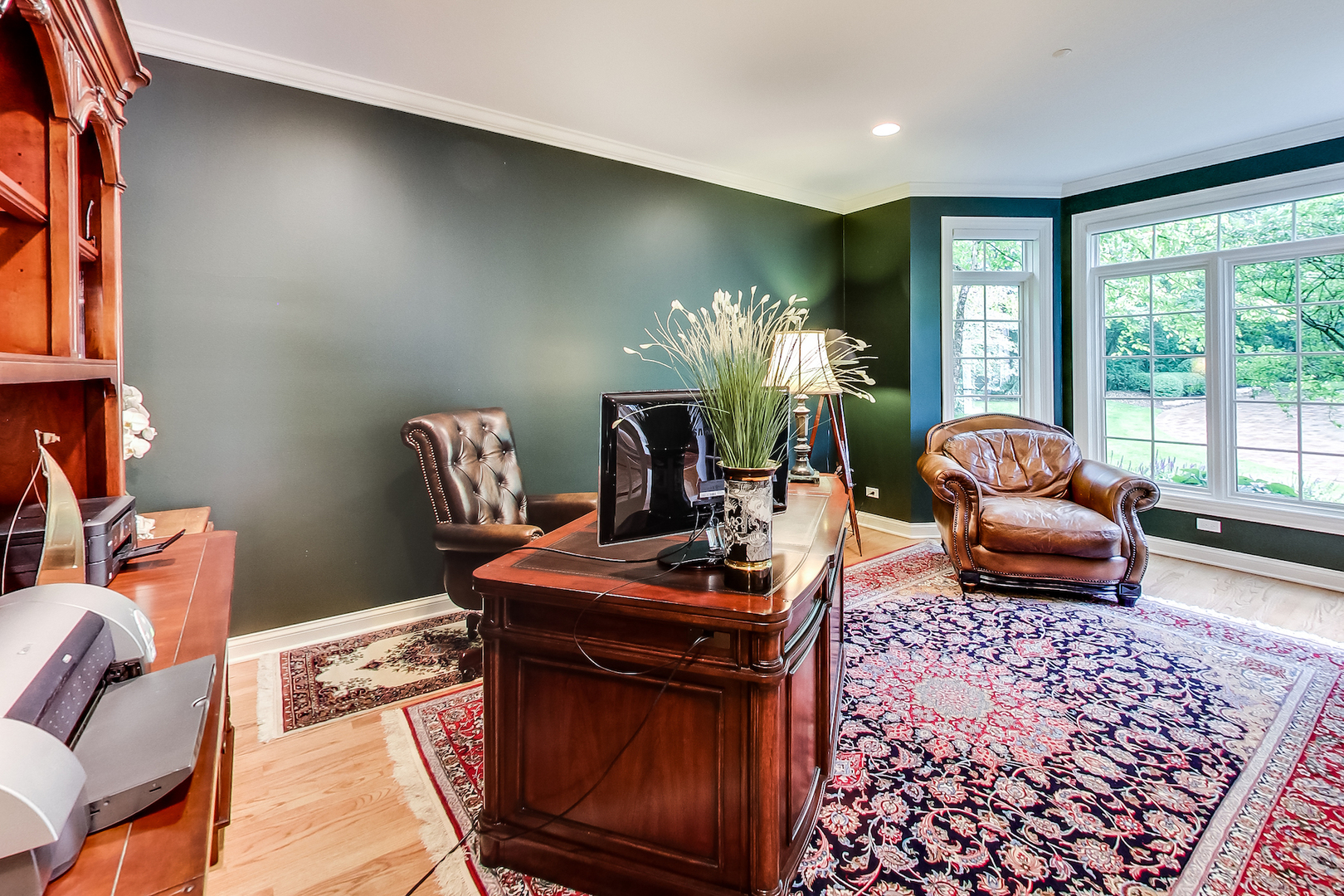 4289 Hilltop Road Long Grove, IL 60047 - Photo 3 of 42 a living room with furniture and a fireplace