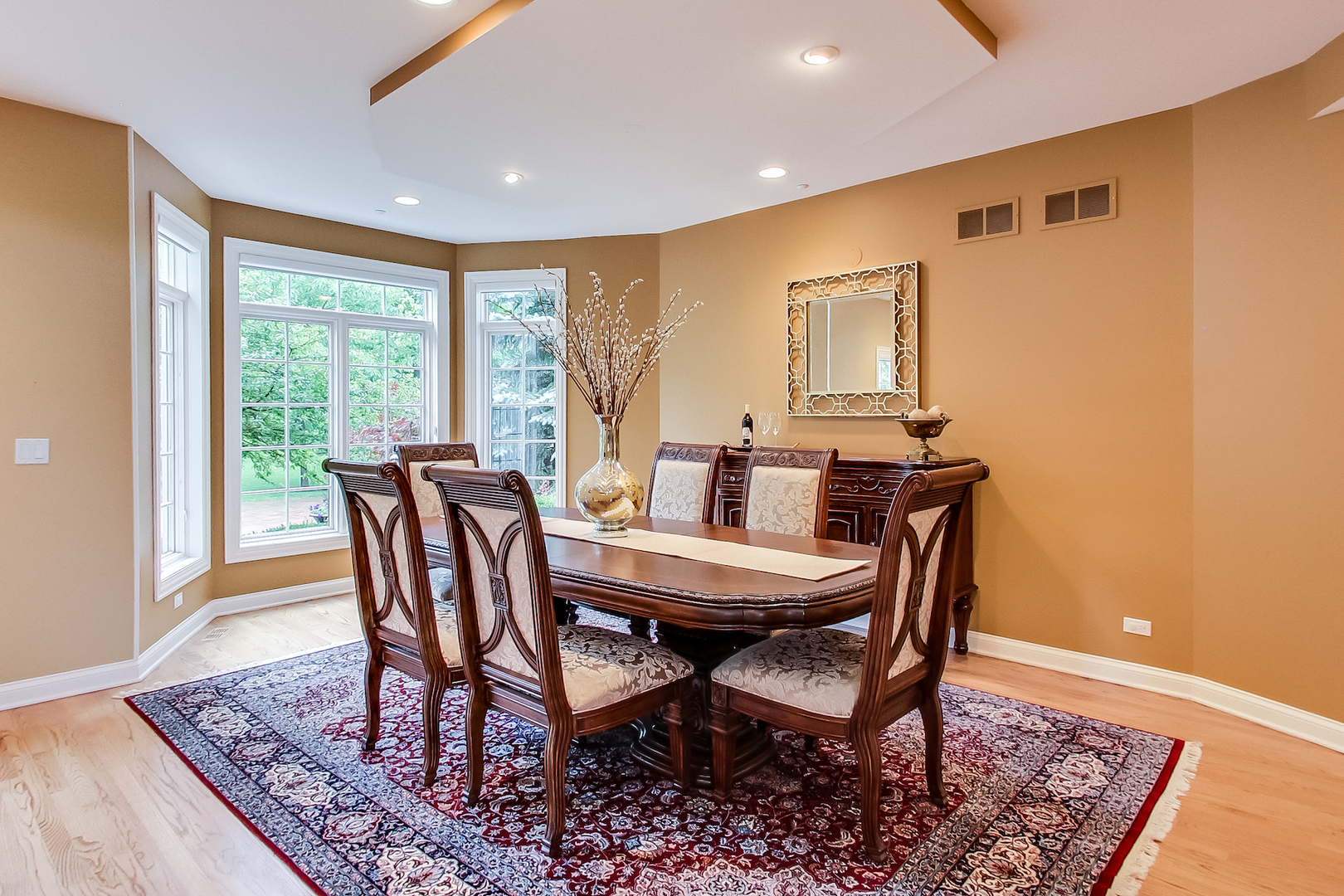 4289 Hilltop Road Long Grove, IL 60047 - Photo 10 of 42 a view of a dining room with furniture window and wooden floor