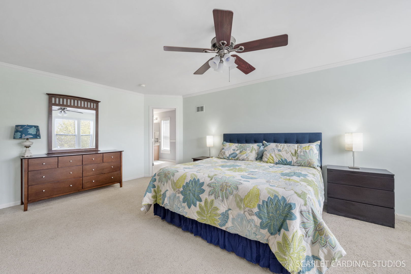 3214 Marbill Farm Road Montgomery, IL 60538 - Photo 14 of 27 a bedroom with a bed and a dresser