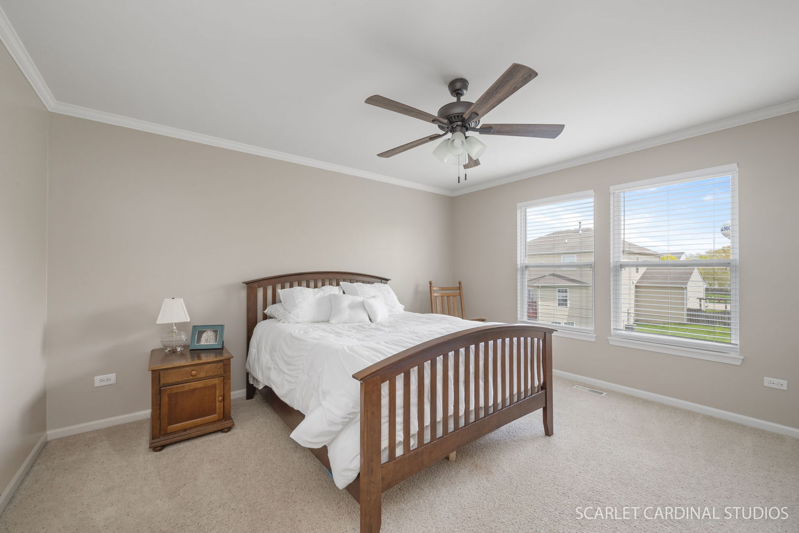 3214 Marbill Farm Road Montgomery, IL 60538 - Photo 17 of 27 a bedroom with a bed and a window