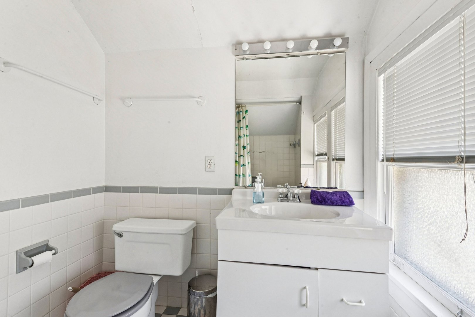 1201 Noyes Street Evanston, IL 60201 - Photo 33 of 50 a bathroom with a sink toilet and mirror