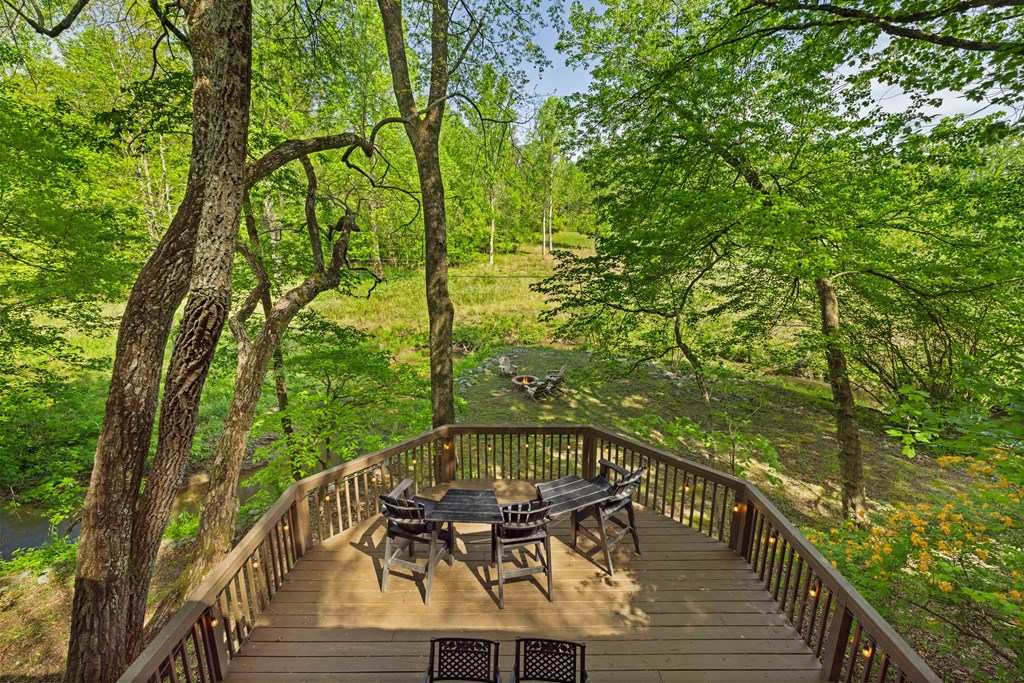459 Mill Stone Mountain Lane Blue Ridge, GA 30513 - Photo 17 of 25 a view of a balcony with chairs
