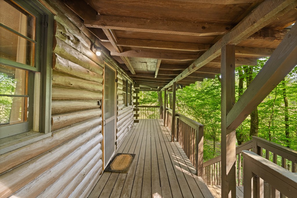 459 Mill Stone Mountain Lane Blue Ridge, GA 30513 - Photo 24 of 25 a view of outdoor space with wooden floor