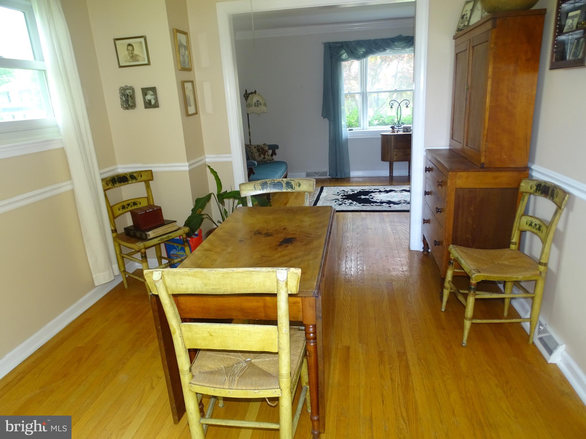 699 Cedarbrook Road Southampton, PA 18966 - Photo 6 of 30 Dining Room with Custom Trim and Hardwood Floors