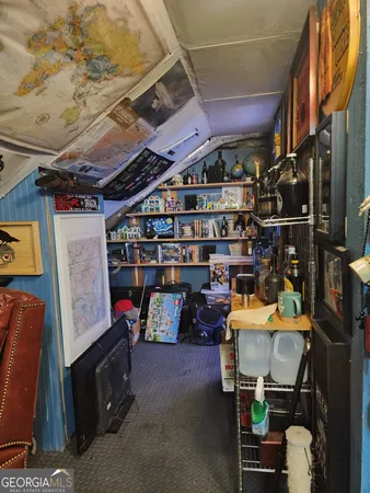 a view of store room with washer