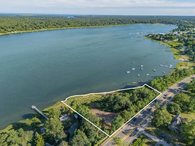 a view of a lake from a balcony