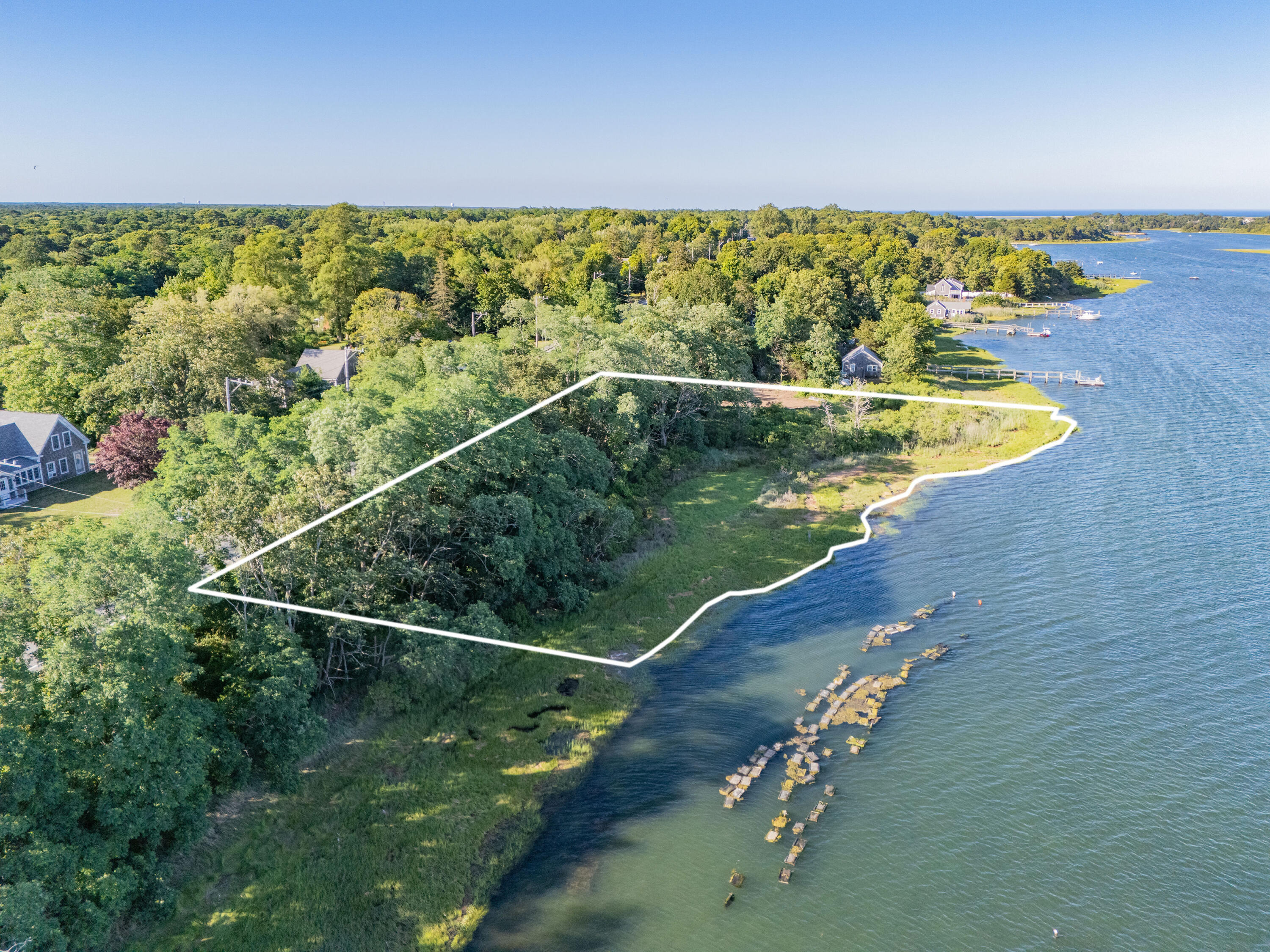 320 State Highway Eastham, MA 02642 - Photo 9 of 9 a view of a lake from a balcony