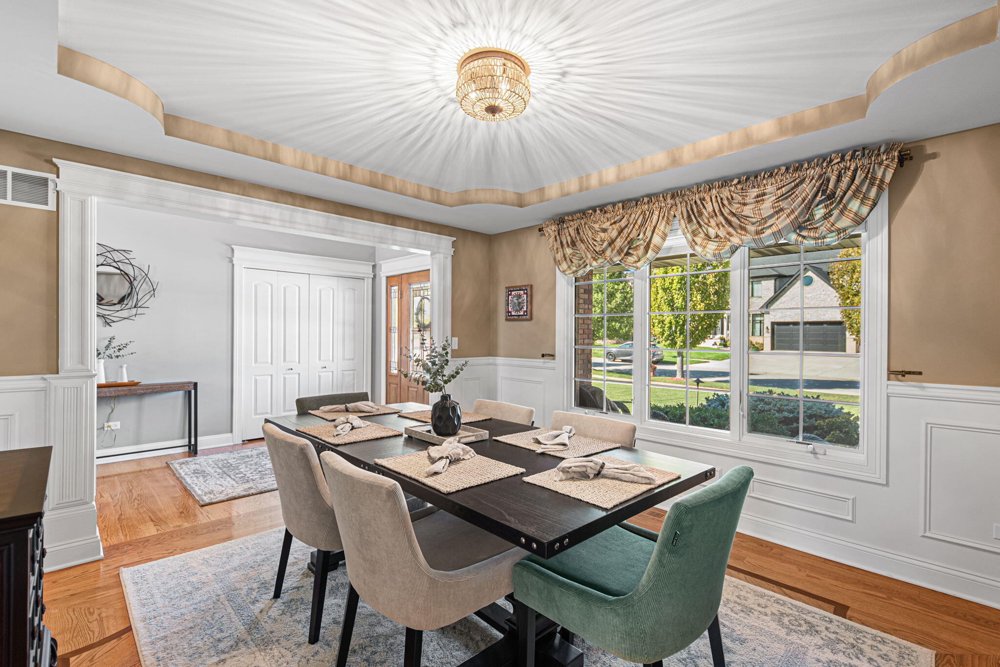 10135 S Branch St. John, IN 46373 - Photo 11 of 45 a view of a dining room with furniture window and outside view