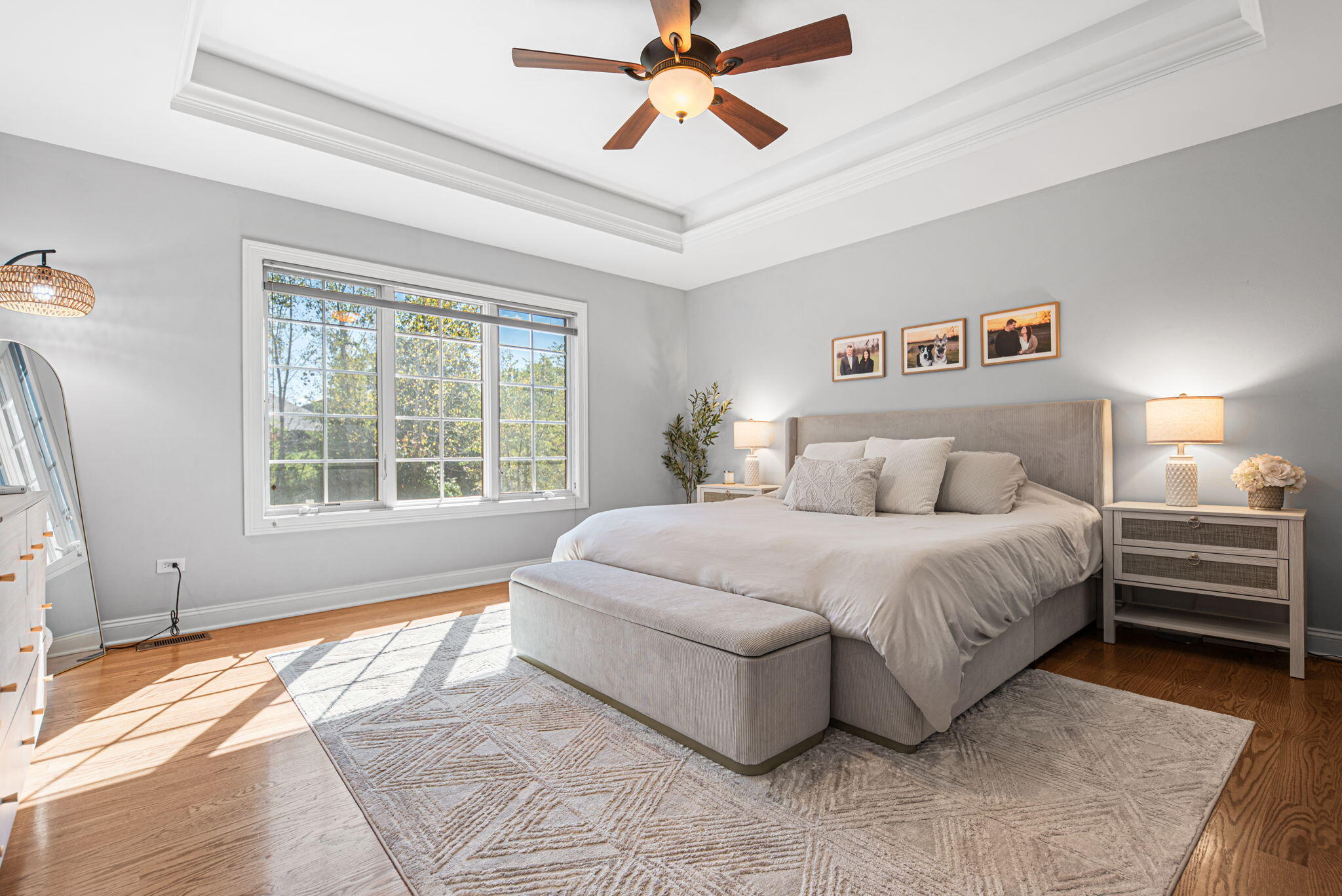 10135 S Branch St. John, IN 46373 - Photo 20 of 45 a spacious bedroom with a bed and a window