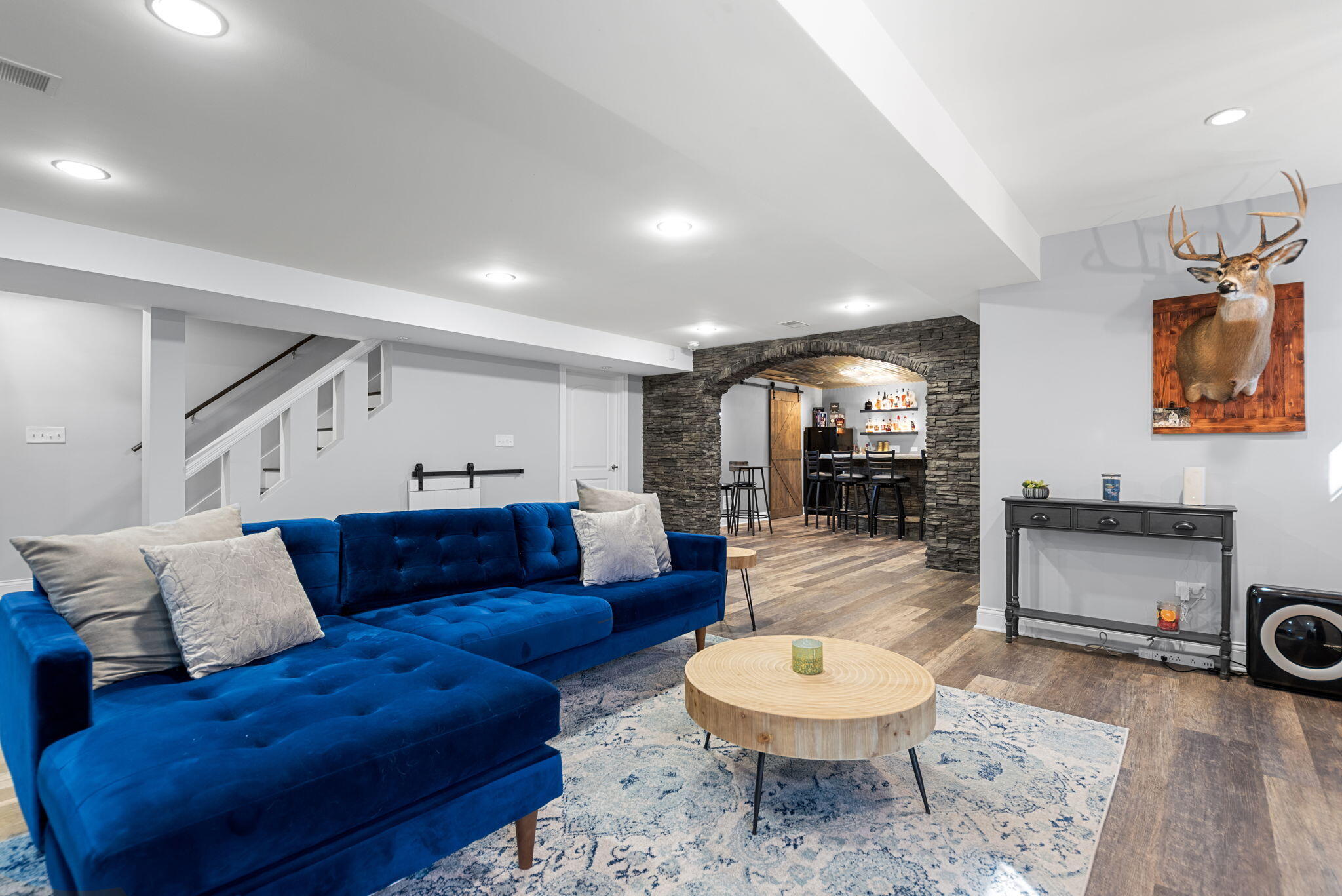10135 S Branch St. John, IN 46373 - Photo 28 of 45 a living room with furniture and a wooden floor