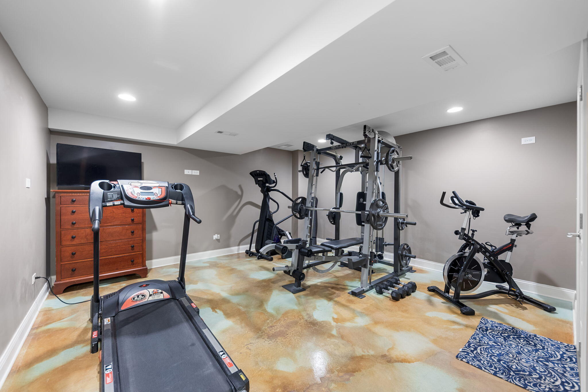 10135 S Branch St. John, IN 46373 - Photo 32 of 45 a view of a room with gym equipment