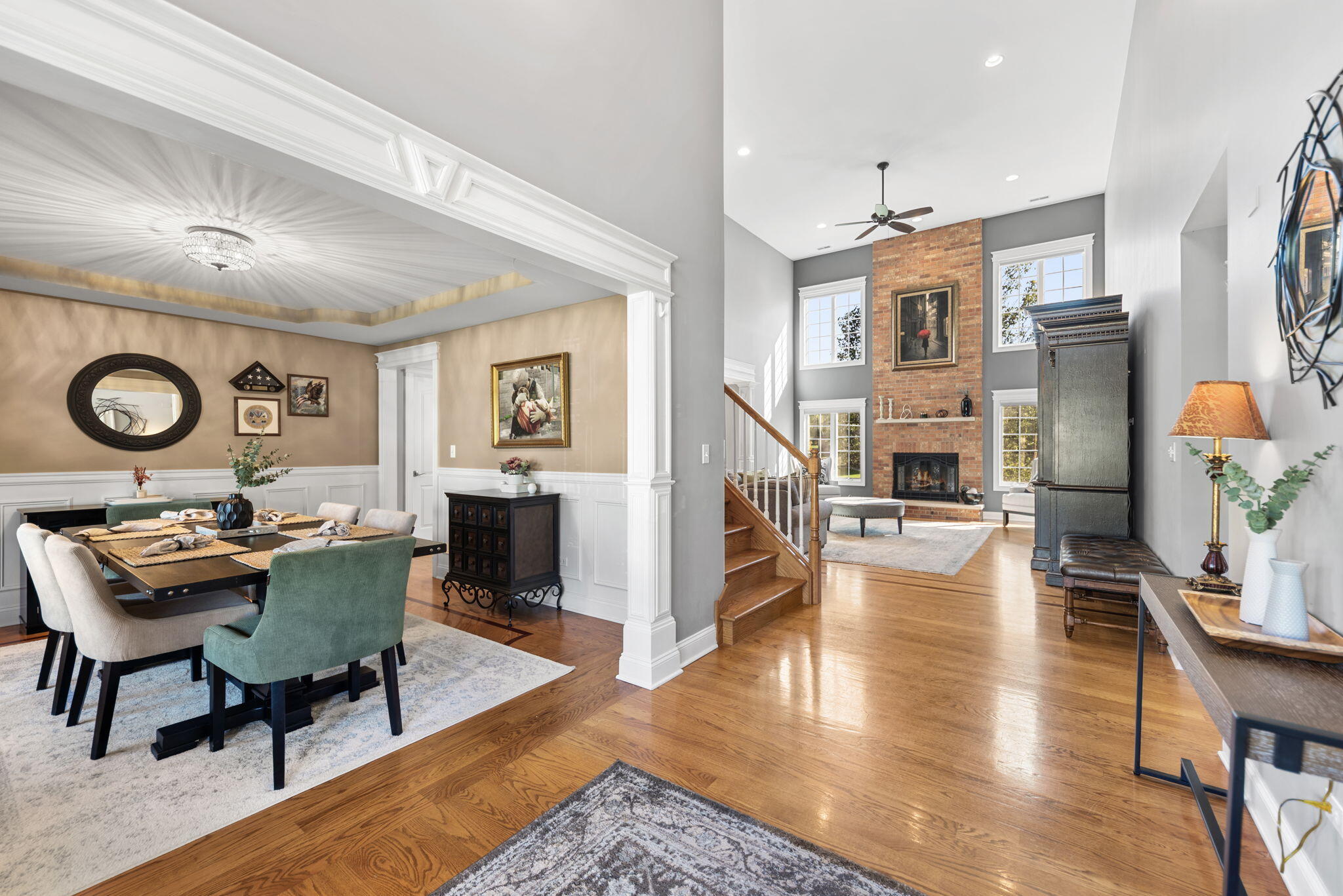 10135 S Branch St. John, IN 46373 - Photo 7 of 45 a living room with furniture and wooden floor