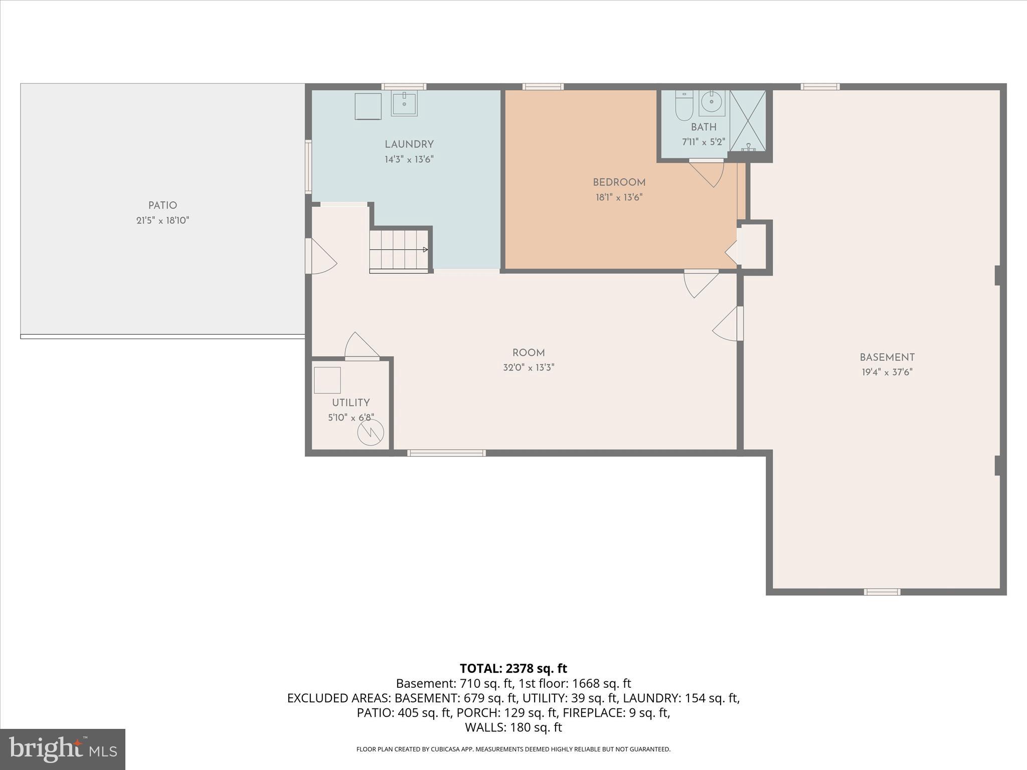 210 Oak Street Mount Airy, MD 21771 - Photo 58 of 59 Lower Level Floor Plan