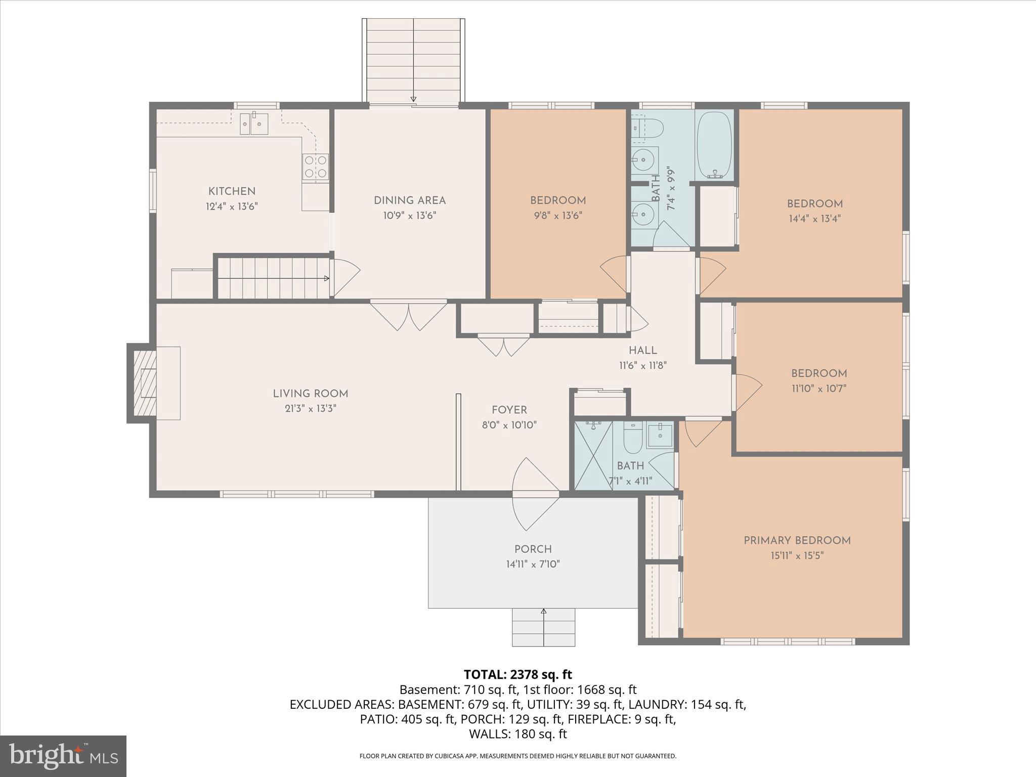 210 Oak Street Mount Airy, MD 21771 - Photo 56 of 59 Main Level Floor Plan